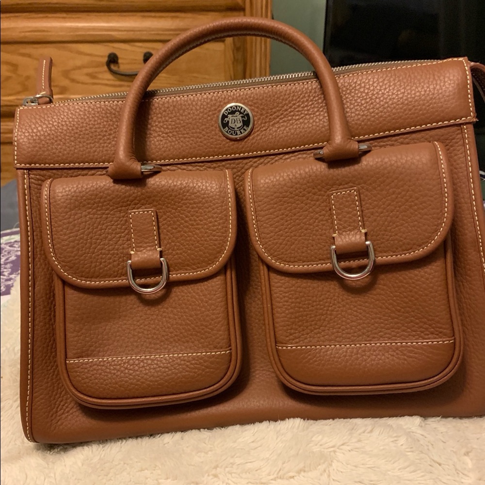 Dooney Bourke Large Pebble Leather Shoulder Bag